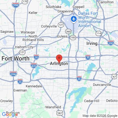 Map to  office in Arlington, TX