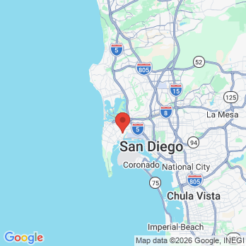 Map to Point Loma Children's Dentistry office in San Diego, CA