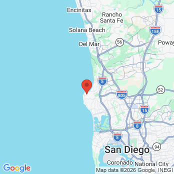 Map to D'Angelo/Hoffman/Olson, La Jolla Dentistry office in La Jolla, CA