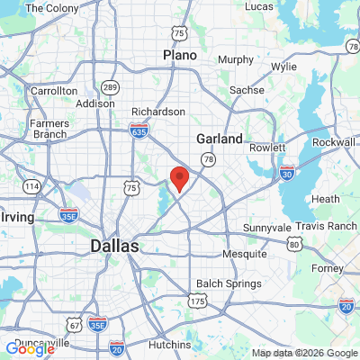 Map to  office in Dallas, TX