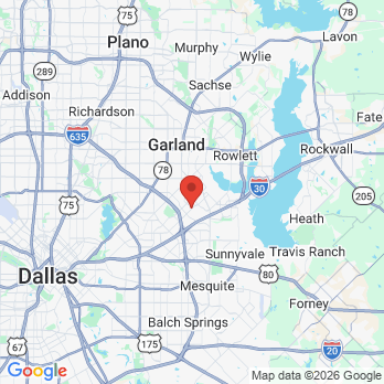 Map to La Prada Family Dentistry  office in Garland, TX