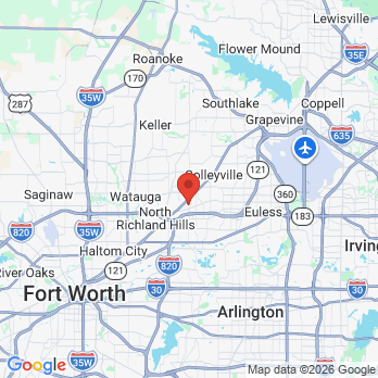 Map to Brookshire Dentistry  office in Hurst, TX
