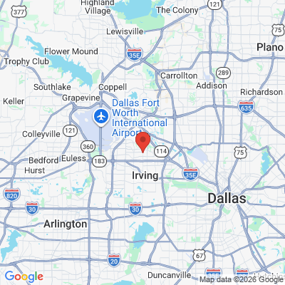 Map to  office in Irving, TX