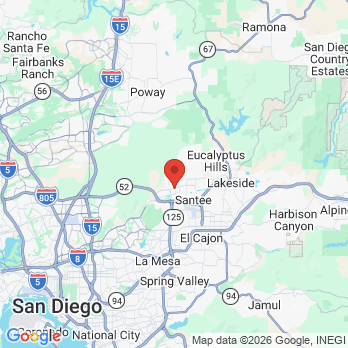 Map to Primary Office office in Santee, CA