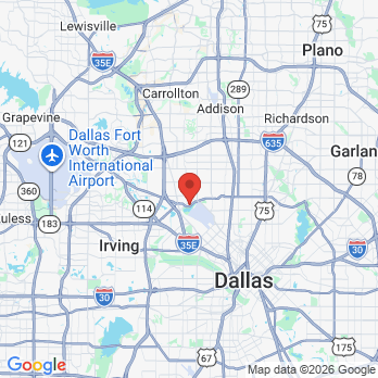 Map to Dental Republic Bachman office in Dallas, TX