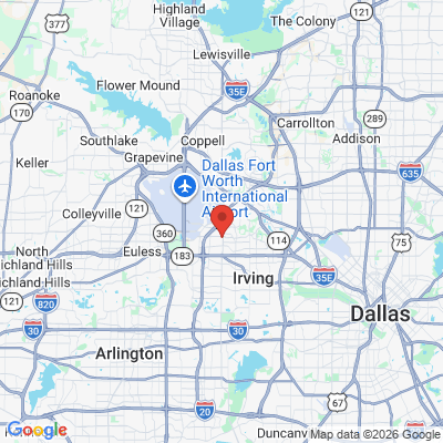Map to  office in Irving, TX