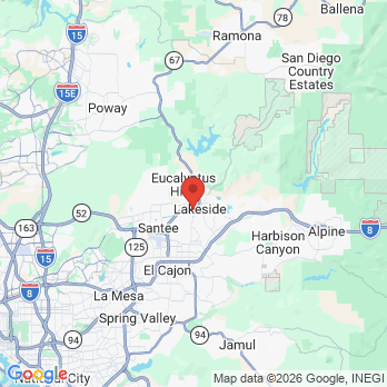 Map to Smile Dental Lakeside office in Lakeside, CA