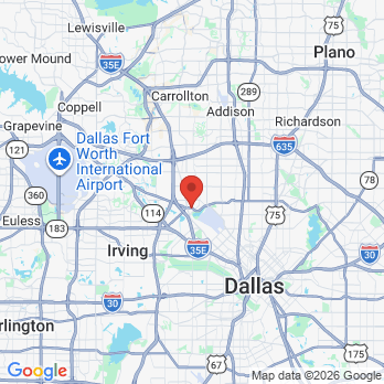 Map to Smilecloud Family Dental office in Dallas, TX