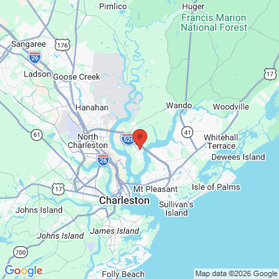 Map to  office in Daniel Island, SC