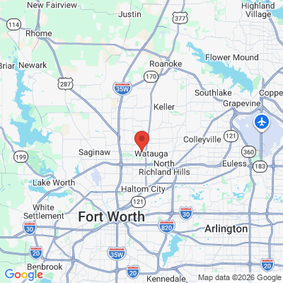 Map to  office in Haltom City, TX