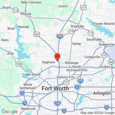 Map to  office in Fort Worth, TX