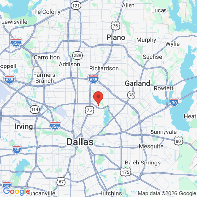 Map to  office in Dallas, TX