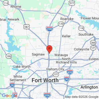 Map to LifeCycle Dental Resource. Inc office in Fort Worth, TX