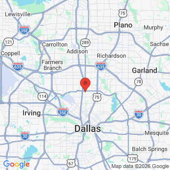 Map to Dallas Esthetics office in Dallas, TX