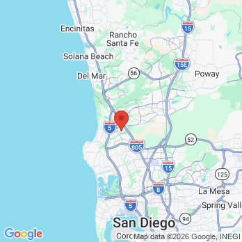 Map to Roland Goldberg DDS office in San Diego, CA