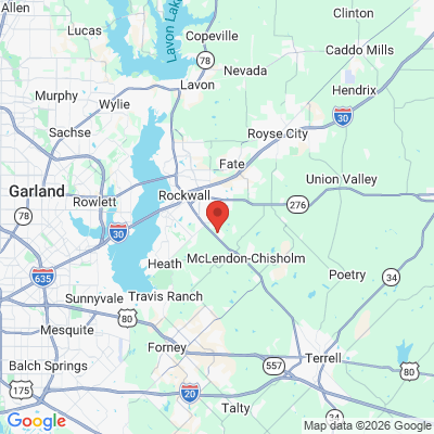 Map to  office in Rockwall, TX