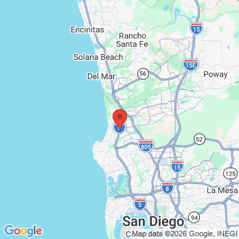 Map to Harmetz & Kim Dentistry office in San Diego, CA
