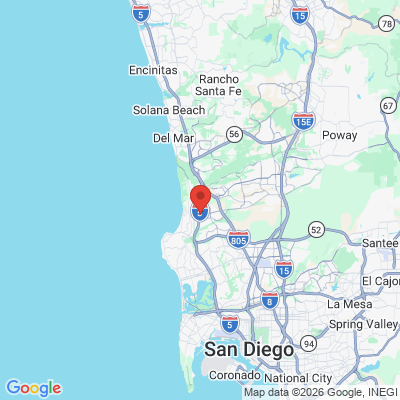 Map to Center for Dental Health, La Jolla office in San Diego, CA