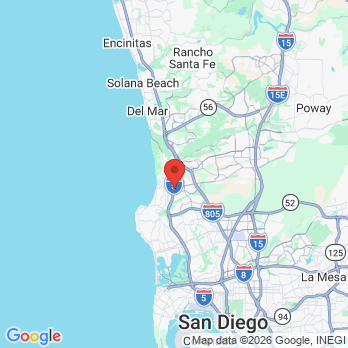 Map to Carl H. Smith,  DDS office in San Diego, CA