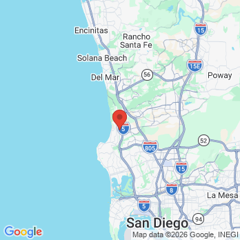 Map to La Jolla Dental Group office in La Jolla, CA