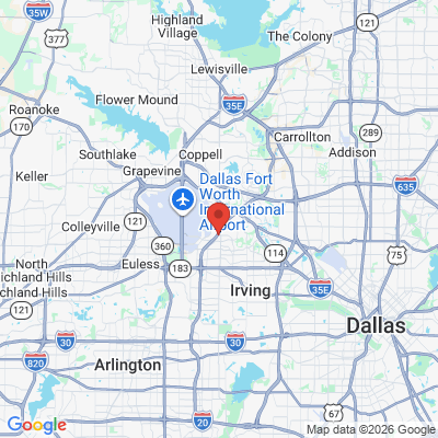 Map to  office in Irving, TX