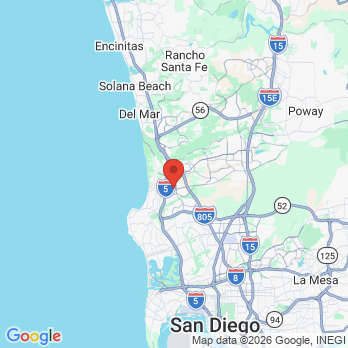 Map to Jeffrey H. Lind, DMD office in La Jolla, CA