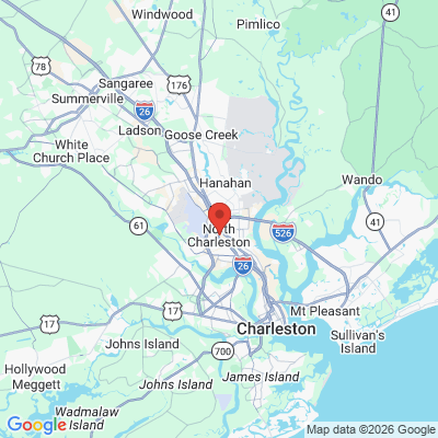 Map to  office in North Charleston, SC