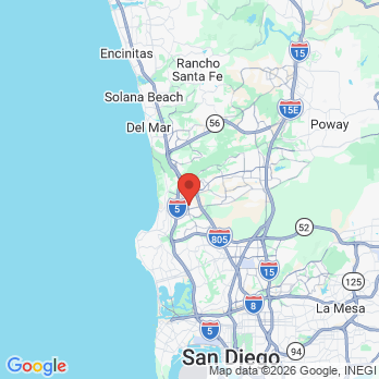 Map to Dr. Paul J Styrt and Associates  office in San Diego, CA