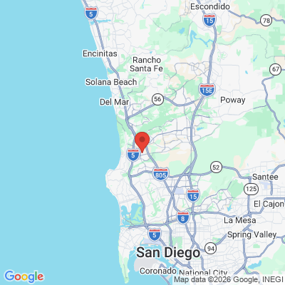 Map to La Jolla Cosmetic Dentistry and Orthodontics office in San Diego, CA