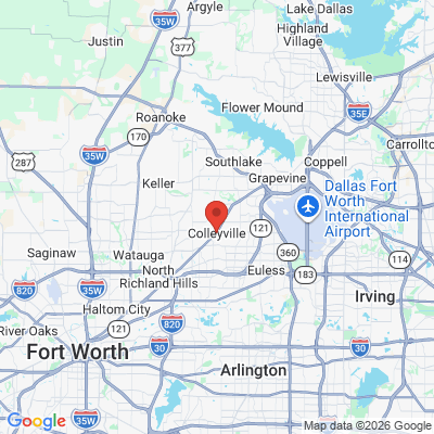 Map to  office in Cosmetic And Family Dentistry Of N Texas