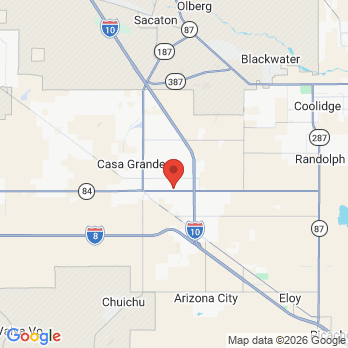 Map to SUN LIFE FAMILY HEALTH CENTER, INC office in Casa Grande, AZ