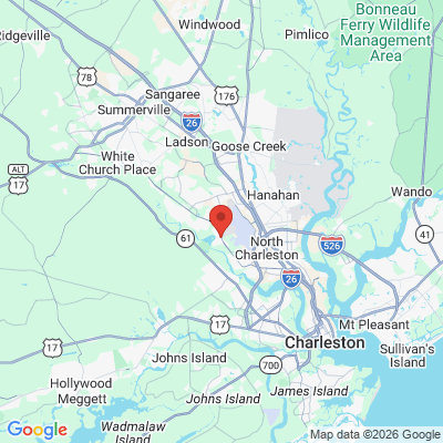 Map to  office in North Charleston, SC