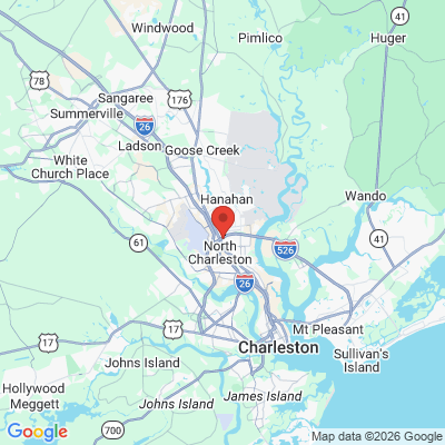 Map to  office in North Charleston, SC