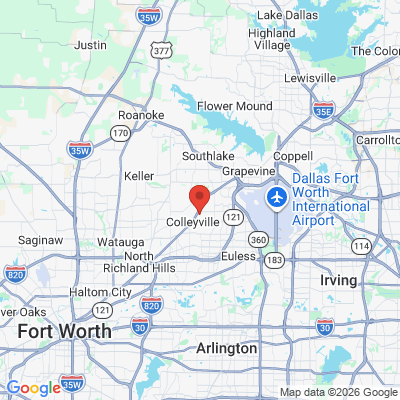 Map to  office in Colleyville, TX