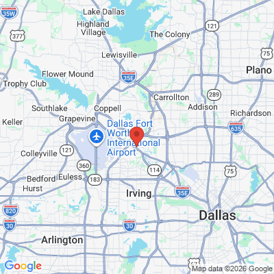 Map to  office in Irving, TX