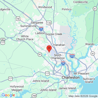 Map to  office in North Charleston, SC