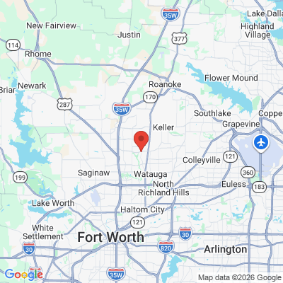 Map to  office in Fort Worth, TX