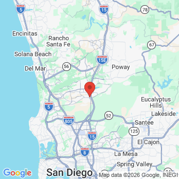 Map to Graphite Dental office in San Diego, CA