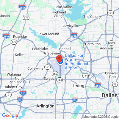 Map to  office in Dallas, TX