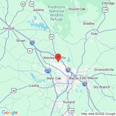 Map to  office in Macon, GA