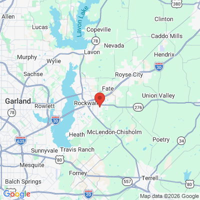 Map to  office in Rockwall, TX