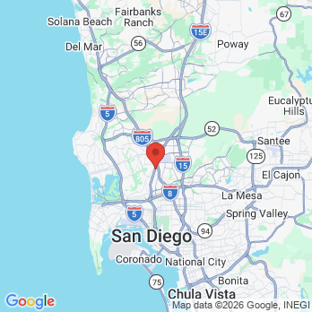 Map to TONY CHAMMAS, DMD APDC office in San Diego, CA