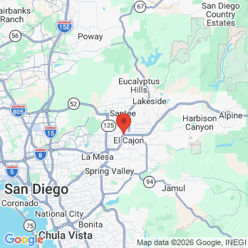 Map to Dental Arts San Diego | Emergency Dentist | Implant Dentist office in El Cajon, CA
