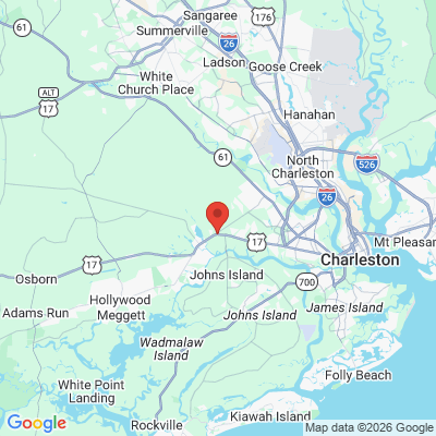 Map to  office in Johns Island, SC