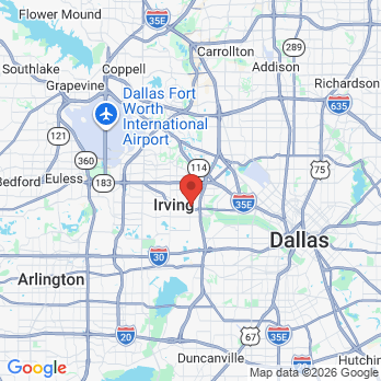 Map to Dental Republic Irving office in Irving, TX