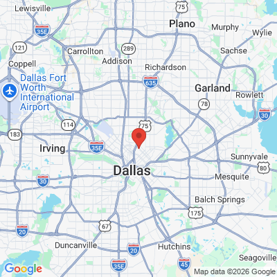 Map to  office in Dallas, TX