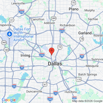 Map to  office in Dallas, TX