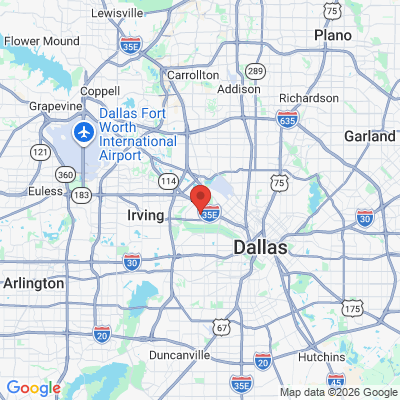 Map to  office in Dallas, TX