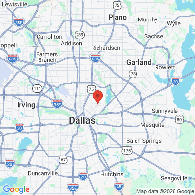 Map to  office in Dallas, TX