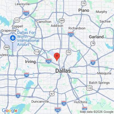 Map to  office in Dallas, TX